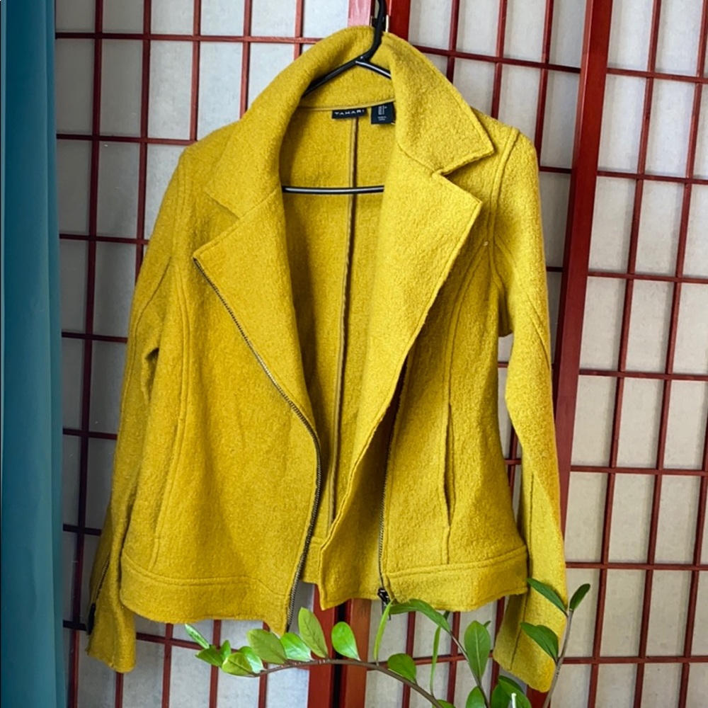 Yellow Moto Jacket